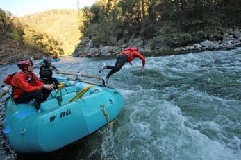 Jumping into the River