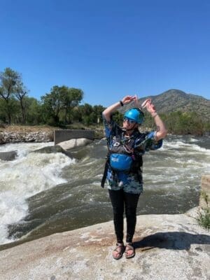 Kids Whitewater Rafting Guide School on the American River