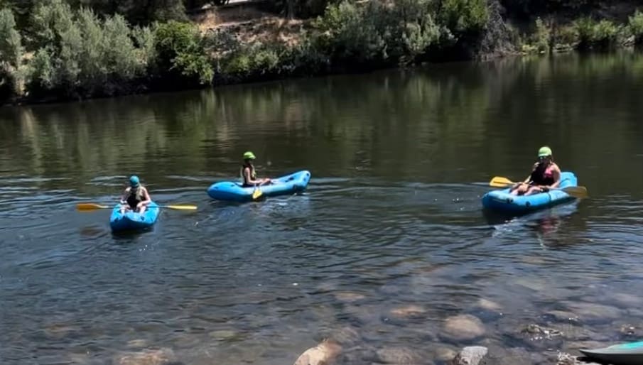 packraft clinic with mother lode